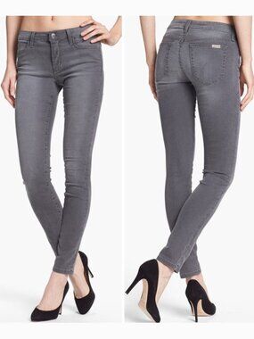 JOE'S JEANS JOES JEANS Skinny Ankle Jeans Gray Faded Stretch Cropped Crop 26 W26